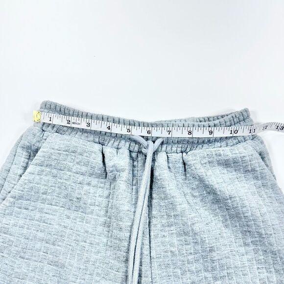 Princess Polly high waist grey waffle print shorts 0 - Picture 6 of 7